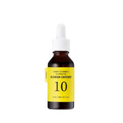 ProtoClinical k-beauty It'S SKIN [NEW] Power 10 Formula VC Effector 30ml as a single upright serum bottle centered on a white background with warm beige side accents