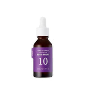 ProtoClinical k-beauty It'S SKIN [NEW] Power 10 Formula VE Effector 30ml as a single upright serum bottle centered on a white background with pale lavender side accents