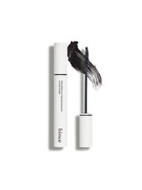 ProtoClinical k-beauty hince New Ambience Curling Mascara 8ml single upright dark mascara tube centered on a light background with soft beige side shading.