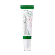 ProtoClinical k-beauty AXIS-Y Dark Spot Correcting Glow Serum 50ml single upright pale green serum tube centered on a white background with soft yellow side accents