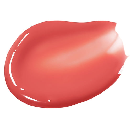 ProtoClinical k-beauty peripera Simplain Water Blur Tint 4.3g (5 Colors) single warm coral lip tint swatch with a wide rectangular center on a pale blue and white background