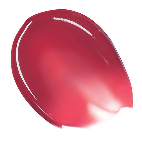 ProtoClinical k-beauty peripera Simplain Water Blur Tint 4.3g (5 Colors) single deep berry lip tint swatch with a vertical teardrop shape on a pale background
