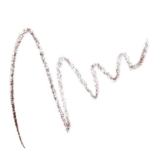 ProtoClinical k-beauty peripera Speedy Skinny Brow 0.05g (5 Colors) single eyebrow pencil swatch in a textured deep brown zigzag line on a clean white background