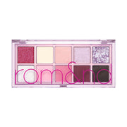 ProtoClinical k-beauty rom&nd [NEW color] BETTER THAN PALETTE 8g (3colors) single eyeshadow palette packshot in a square front-facing layout