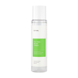 ProtoClinical k-beauty iUNIK Tea Tree Relief Toner 200ml clear toner bottle with a white cap and green label on a light background
