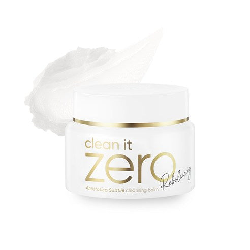 ProtoClinical k-beauty BANILA CO Clean It Zero Anastatica Subtle Cleansing Balm Rebalancing 100ml cleansing balm packaging on a clean white background