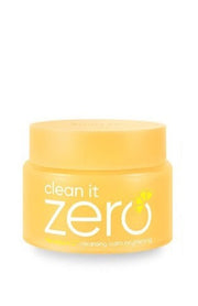 ProtoClinical k-beauty BANILA CO Clean It Zero Mandarin-C Cleansing Balm Brightening 100ml single cleansing balm jar packaging centered on a white background.