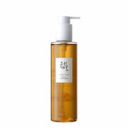 ProtoClinical k-beauty [Beauty of Joseon] Ginseng Cleansing Oil 210ml single upright amber cleansing oil bottle centered on a light background.