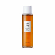 ProtoClinical k-beauty [Beauty of Joseon] Ginseng Essence Water 150ml single upright amber essence bottle centered on a pale background with soft cream side shading