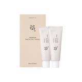 ProtoClinical k-beauty [Beauty of Joseon] Relief Sun: Rice + Probiotics (SPF50+ PA++++) Double Pack 50ml X 2ea single upright rectangular double-pack box centered on a light background.