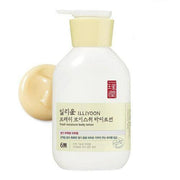 ProtoClinical k-beauty ILLIYOON Fresh Moisture Body Lotion 350ml single upright pale yellow lotion bottle centered on a white background.
