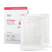 ProtoClinical k-beauty Dr.G A'Clear Spotcure Patch (10mm 24pc / 12mm 15pc) single front-facing spot patch package shown in a centered packshot on a light background