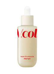 ProtoClinical k-beauty [MANYO FACTORY] ma:nyo V. Collagen Heart Fit Ampoule 50ml in pale gold beauty packaging with an upright vertical layout on a light background.