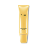 ProtoClinical k-beauty beige and olive beauty graphic on a light background.