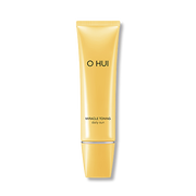 ProtoClinical k-beauty beige and olive beauty graphic on a light background.