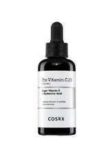 ProtoClinical k-beauty COSRX The Vitamin C 23 Serum 20ml single centered serum bottle on a white background with a dark cap and soft gray shadow