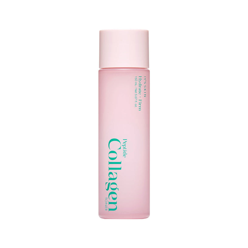 ProtoClinical k-beauty It'S SKIN Peptide Collagen Toner 150ml in a single upright pale pink package on a white background