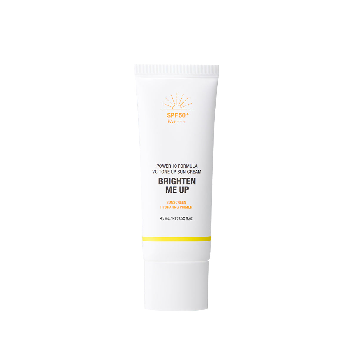 ProtoClinical k-beauty It'S SKIN Power 10 Formula VC Tone Up Sun Cream 45ml single sun cream tube packaging on a clean white background