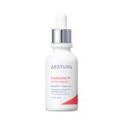 ProtoClinical k-beauty AESTURA Theracne 365 Active Serum 30ml single white dropper serum bottle centered in a square product shot on a light background