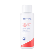 ProtoClinical k-beauty AESTURA THERACNE 365 HYDRO ACTIVE TONER 200ml single tall pale pink toner bottle centered on a white background