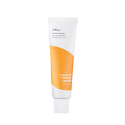 ProtoClinical k-beauty Isntree C-Niacin Toning Cream 50ml shown as a single red bottle-style pack centered upright with pale aqua side panels on a white background