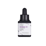 ProtoClinical k-beauty Isntree Hyper Retinol EX1.0 Serum 20ml shown as a single slim gray bottle centered upright with soft side accents on a white background
