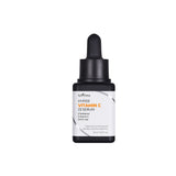 ProtoClinical k-beauty Isntree Hyper Vitamin C23 Serum 20ml shown as a single slim gray bottle centered upright with soft side accents on a white background