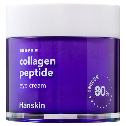 ProtoClinical k-beauty Hanskin Collagen Peptide Eye Cream 80ml single eye cream package shown upright on a clean light background