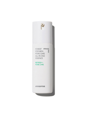 ProtoClinical k-beauty innisfree Forest For Men Pore Care All-In-One Essence 100ml single upright taupe essence bottle centered on a white background