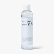 ProtoClinical k-beauty Anua Birch 70 Moisture Boosting Toner 250ml single upright pale blue-gray toner bottle centered on a white background