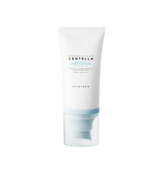 ProtoClinical k-beauty SKIN1004 HYALU-CICA WATER-FIT SUN SERUM SPF50+ PA++++ 50ml single sunscreen serum package in a tall crop on a light background