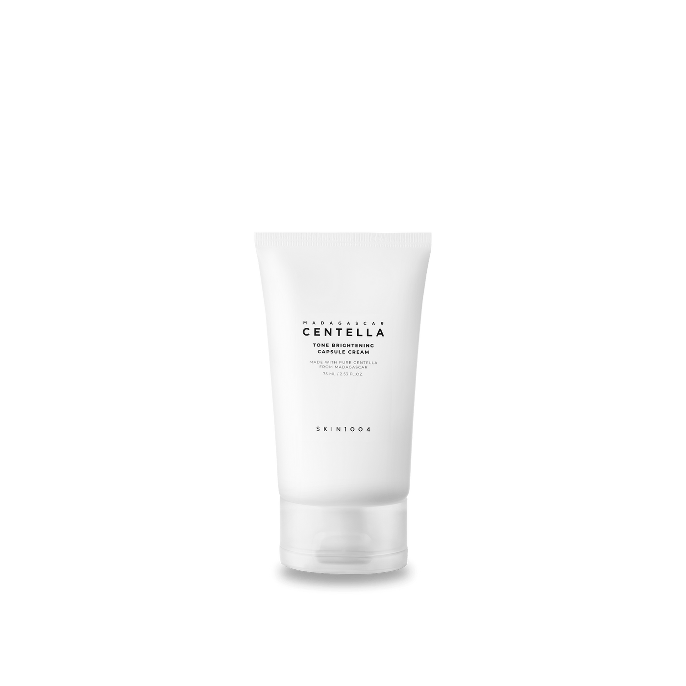 ProtoClinical k-beauty SKIN1004 TONE BRIGHTENING CAPSULE CREAM 75ml in a single product packshot on a light background.