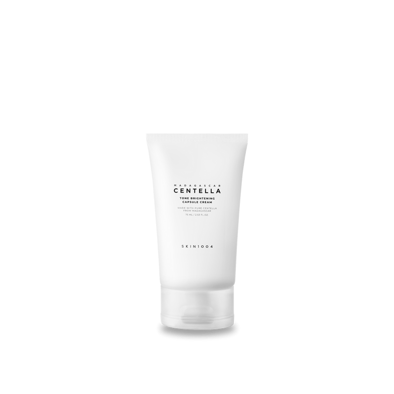 ProtoClinical k-beauty SKIN1004 TONE BRIGHTENING CAPSULE CREAM 75ml in a single product packshot on a light background.