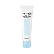 ProtoClinical k-beauty Torriden DIVE IN Mild Suncream 60ml (SPF 50+ PA++++) single front-facing sunscreen tube on a white background.