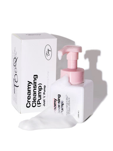 ProtoClinical k-beauty soft gray beauty product centered on a white background with faint pale blue side accents.