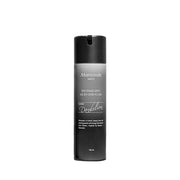 ProtoClinical k-beauty Mamonde Men Recharging All-in-One Fluid 180ml pale cream silhouette centered in a tall vertical layout on a white background.
