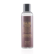 ProtoClinical k-beauty Benton Snail Bee Ultimate Toner 150ml single upright deep mauve toner bottle centered on a pale background with soft mint side shading