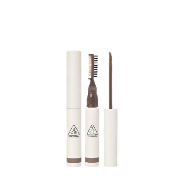 ProtoClinical k-beauty 3CE All Rounder Brow 6.5ml (3 Colors) single upright brow mascara tube on a clean white background