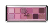 3CE New Take Eyeshadow Palette 9.5g by ProtoClinical shown in a square eyeshadow palette product visual on a plain background for a k-beauty makeup routine.