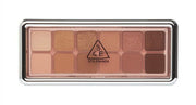 3CE New Take Eyeshadow Palette 9.5g by ProtoClinical shown in a wide eyeshadow palette detail image on a plain background for a k-beauty makeup routine.