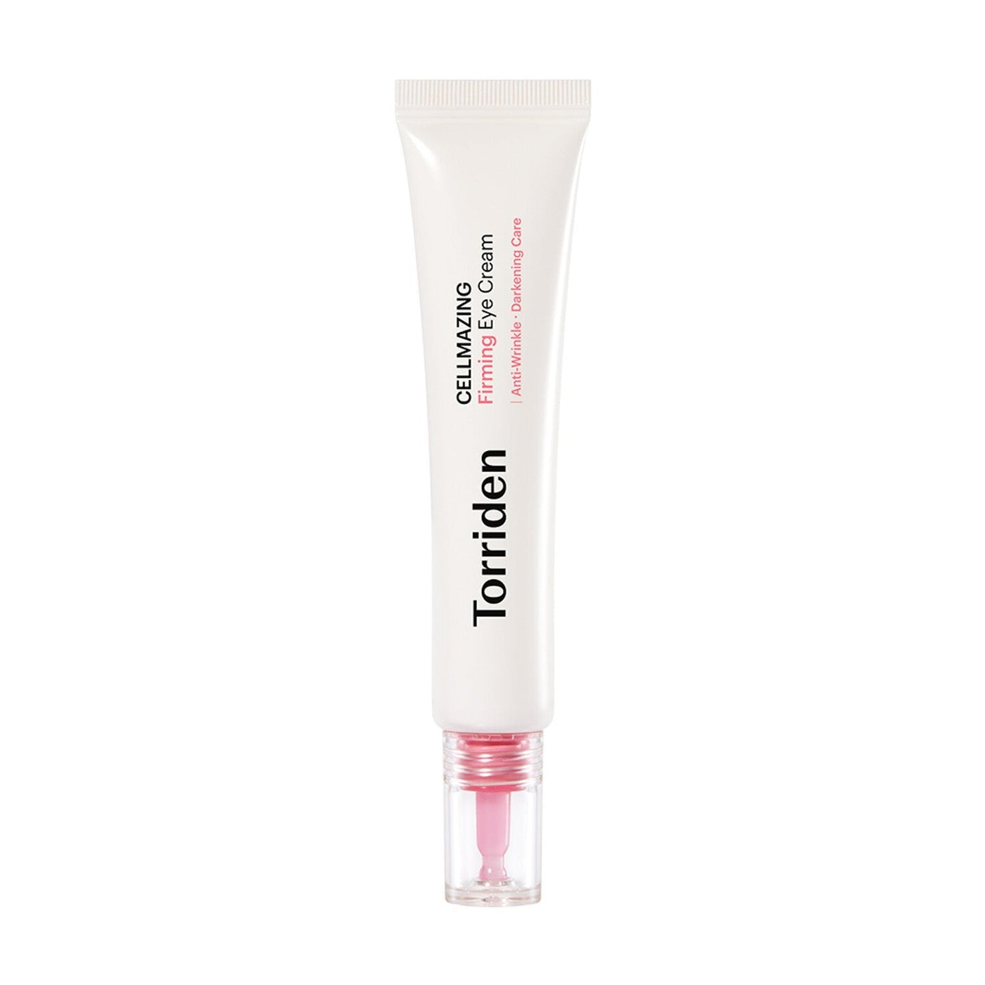 ProtoClinical k-beauty Torriden Cellmazing Small Molecule Collagen Firming Eye Cream 30ml single eye cream package shown upright on a clean light background