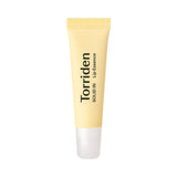 ProtoClinical k-beauty Torriden SOLID IN Ceramide Lip Essence 11ml single upright beige lip essence package centered on a pale blue and white background