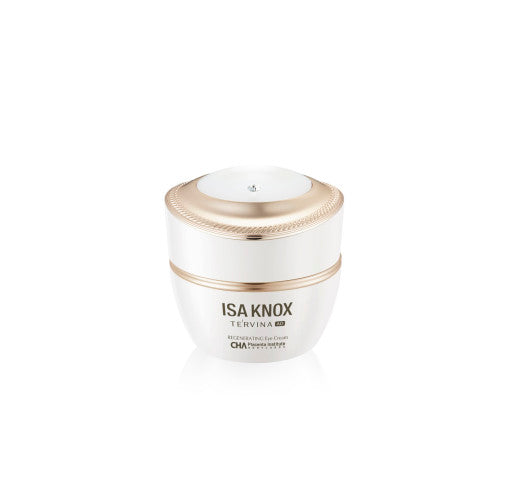 ProtoClinical k-beauty ISA KNOX TE'RVINA AD Regenerating Eye Cream 25ml pale beige eye cream packaging centered on a light background
