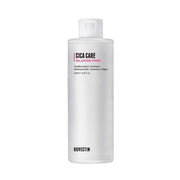 ProtoClinical k-beauty ROVECTIN CICA CARE BALANCING TONER 260ml beauty product silhouette with a soft taupe-lavender vertical center on a light background.