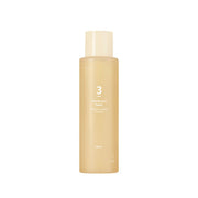 ProtoClinical k-beauty numbuzin No.3 Super Glowing Essence Toner 200ml shown as a single upright beige essence toner bottle centered on a light cream background