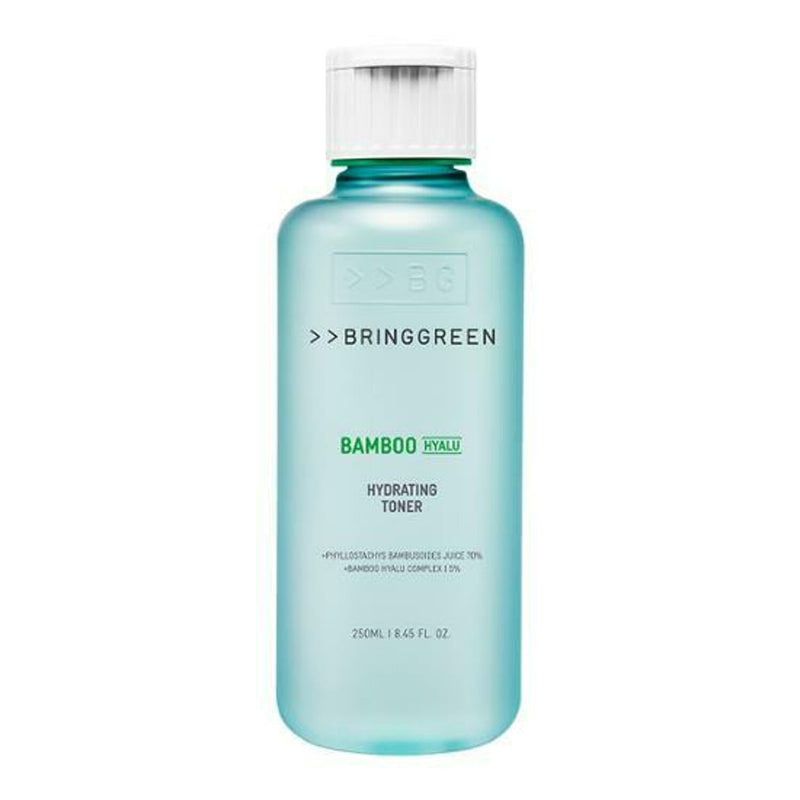 ProtoClinical k-beauty pale green beauty product silhouette centered on a light background with soft lavender side accents.