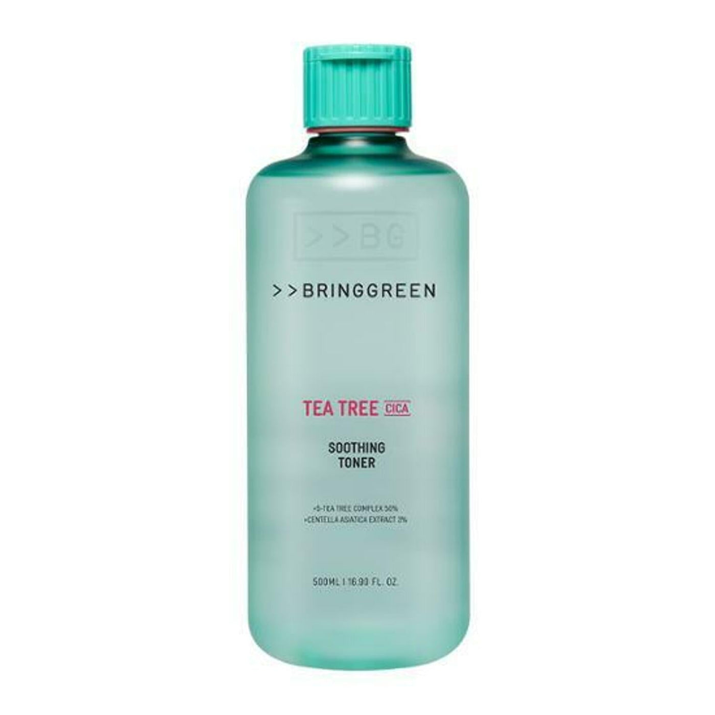 ProtoClinical k-beauty blue-gray beauty product silhouette centered on a light background with pale aqua side accents.