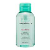 ProtoClinical k-beauty BRINGGREEN Tea Tree Cica Sensitive Cleansing Water 500ml single upright cleansing water bottle centered on a light background.