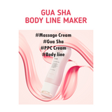 ProtoClinical k-beauty BeaumAnt Body Line Gua Sha Maker 150ml single pale pink bottle centered on a white background