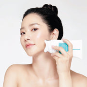 ProtoClinical k-beauty BeaumAnt Face & Body Liner Gua Sha Massage Cream 120ml single off-white squeeze tube with a turquoise label panel, sculpted clear gua sha-style base, and white background
